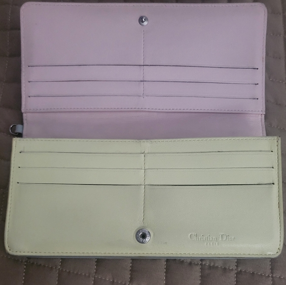 Lady DIOR Cloud Blue Cannage leather wallet - Picture 8 of 8